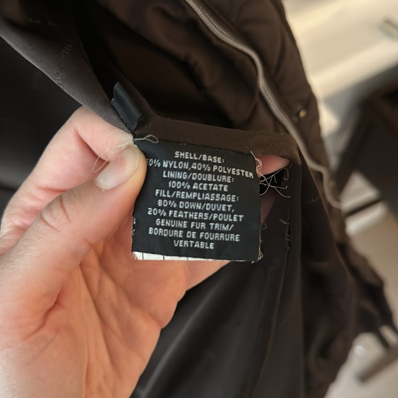 DANA BUCHMAN 80 percent down 20 percent feather coat - Picture 3 of 3